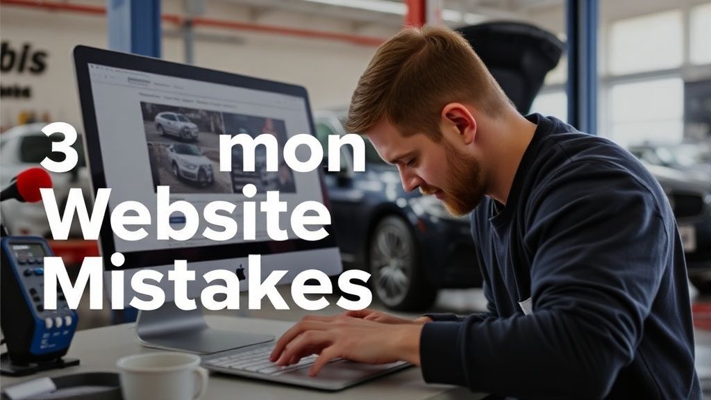 3 Common Website Mistakes Auto Detailers Make (And How to Fix Them)
