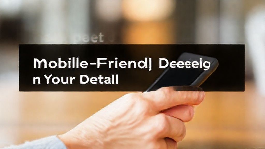 The Impact of Mobile-Friendly Design on Your Detailing Business & SEO