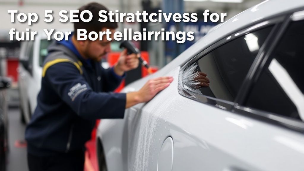 Top 5 SEO Strategies for Auto Detailing Shops to Attract More Clients