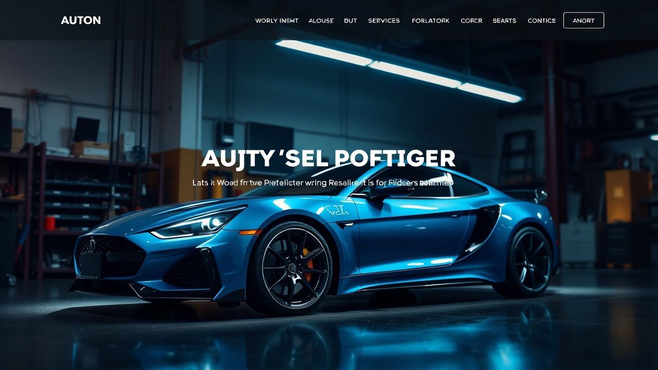 Auto Detailing Website Design and SEO, Boston, MA